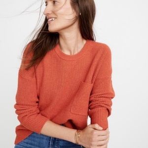 Madewell Patch Pocket Pullover Sweater